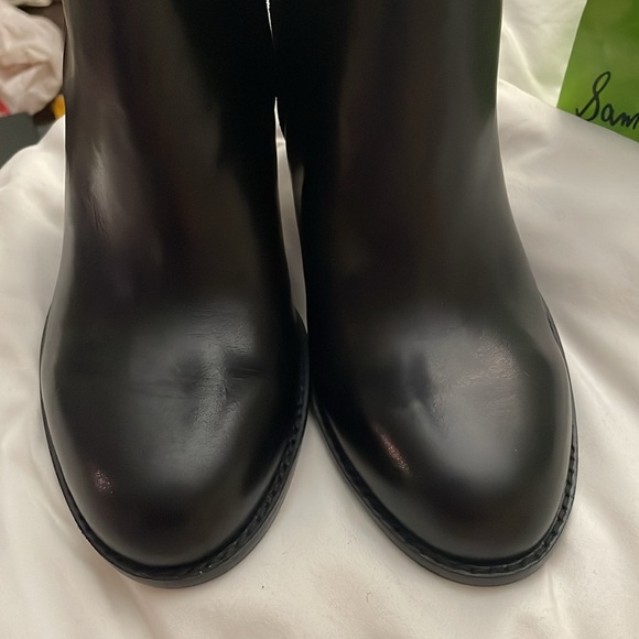 Sam Edelman Womans Reyes Black Leather Zip Boots - Picture 7 of 7